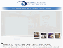 Tablet Screenshot of eyedoctorcapecod.com